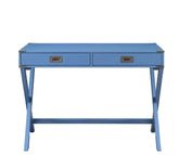 Amenia Blue Finish Writing Desk Model 93000 By ACME Furniture